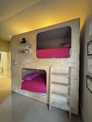 Hand made bunk bed with - bunk,