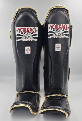 Yokkao leather shin - leather, guards