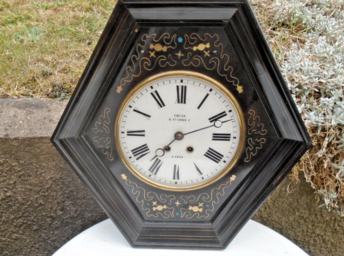 Antique french ebonised and - antique,