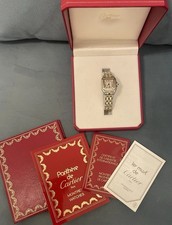 Cartier Panthere Midsize Ladies Watch 2 Row Steel 18ct Yellow Gold