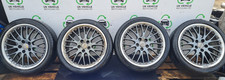 4 X GENUINE BBS AUDI 18" 5X112 ALLOY WHEELS WITH TYRES 8P0601025AE (SEE PHOTOS)