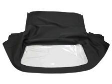 Fits: Alfa Spider 1971-94 Soft Top & Window Made From Black Haartz Canvas
