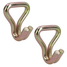 2x Ratchet Strap Anchor Hook