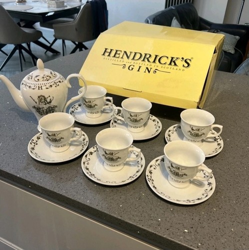 Hendricks gin tea set - hendricks,