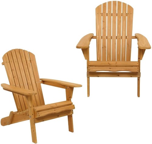 Set adirondack wood - set, 2