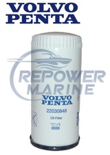 Genuine Volvo Penta Oil Filter 22030848, D4 & D6 Series