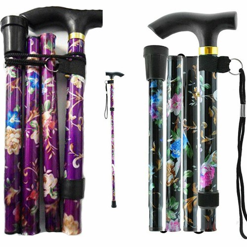 Walking stick with floral - stick,