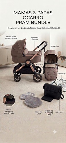 Mamas and papas ocarro - mamas, pram
