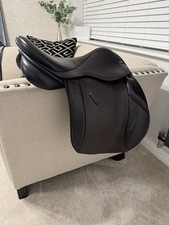 Pony Cob and Horse Saddle Robert Walker Brown Leather 17.5 Inch