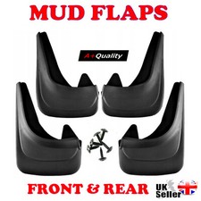 for NISSAN SET RUBBER MOULDED MUDFLAPS 4 x MUD FLAPS FRONT & REAR