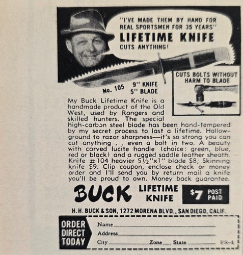 1948 print buck lifetime - 1948, ad