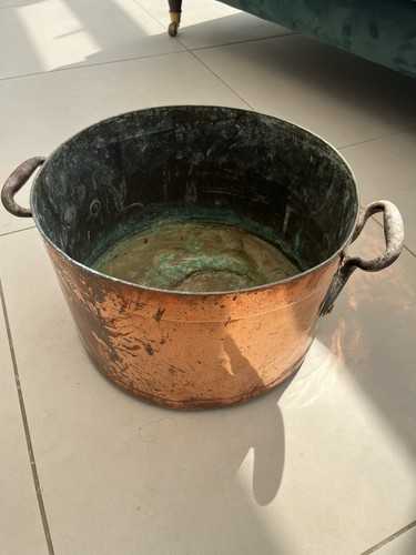 Large deep copper - deep, pan,