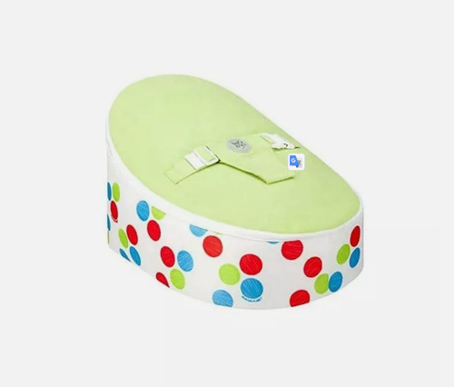 Red multicoloured spots baby - red,