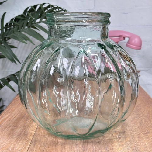 Large vintage green - large, vase