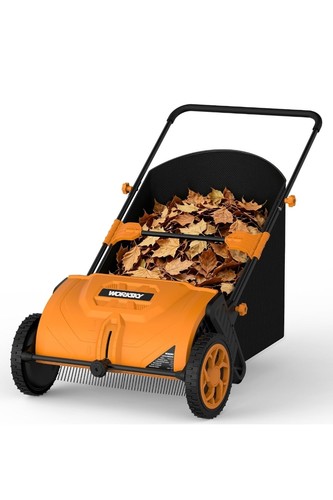 Garden lawn sweeper with - garden, brush