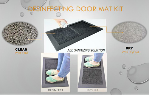 Desinfecting doormat kit - desinfecting,