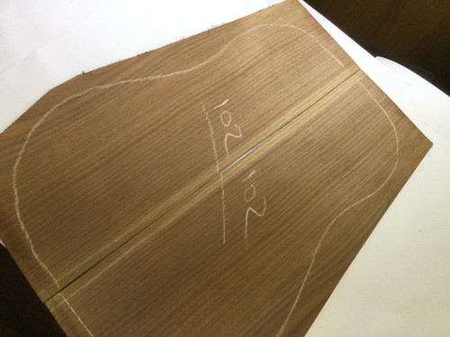 Walnut back and - back, for