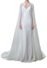 Wedding Bridal Cape White