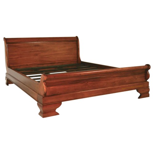 Mahogany sleigh bed king - sleigh, size