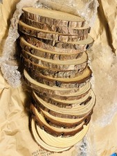 10cm natural wood slices - wood,