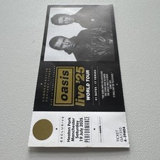 Oasis Live 25 Official Souvenir Ticket Stub Manchester Heaton Park Sat 19 July