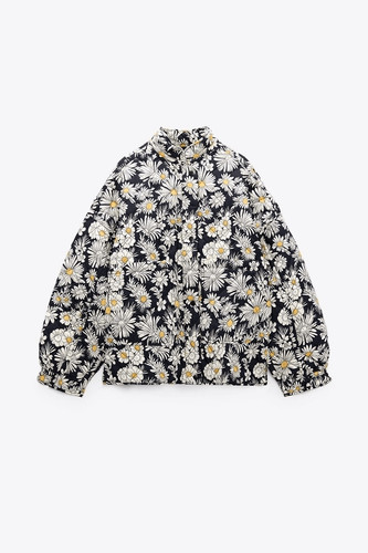Zara jacket ditsy - zara,