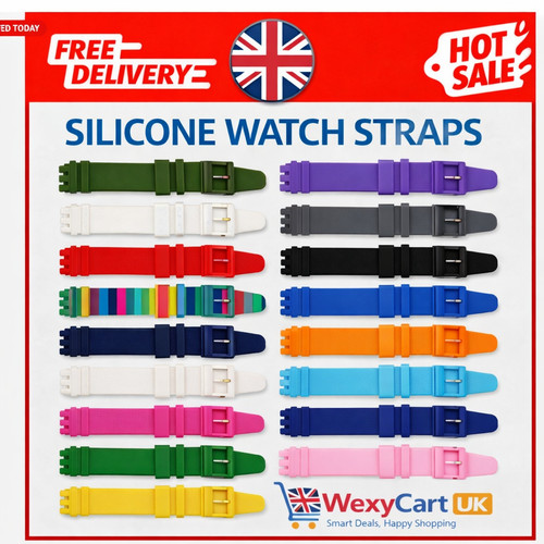 17mm silicone rubber - silicone, swatch