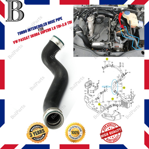 Turbo intercooler hose pipe - intercooler,