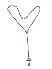Old Child Rosary Silver and