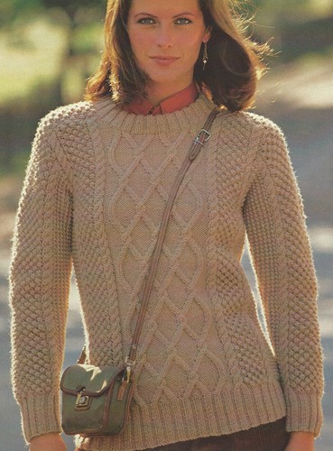 Ladies aran sweater - ladies,