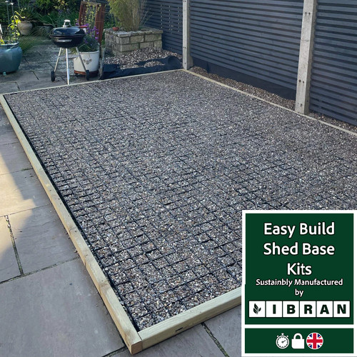 Plastic shed base grids log - shed,