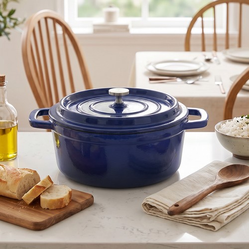 Cast iron dutch oven enameled - cast,