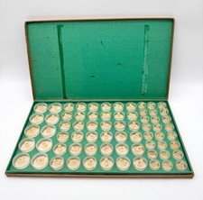 Vintage Watchmaker Storage Box - 55 Parts Tines Horology Tool Organizer