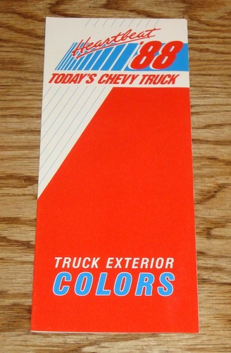 1988 chevrolet truck exterior - chevrolet,