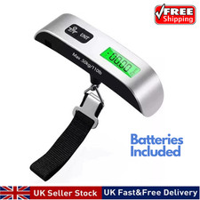 New 50kg Digital Travel Portable Handheld Luggage Weighing Scales Bag Suitcase