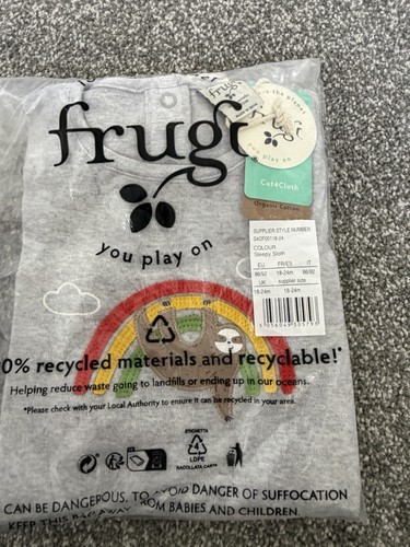 Frugi organic cotton sloth - frugi,