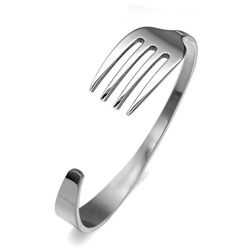 New fork shaped cuff bracelet - new,