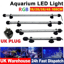 Aquarium Fish Tank 5050 RGB LED Strip Lights Bar Lamp Submersible Lights UK Plug