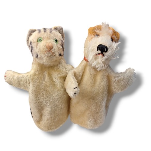 Steiff hand puppets - steiff, tabby