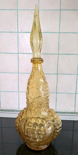 Vintage 1960 amber glass - 1960,