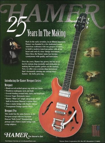 Hamer newport pro series - pro, 25