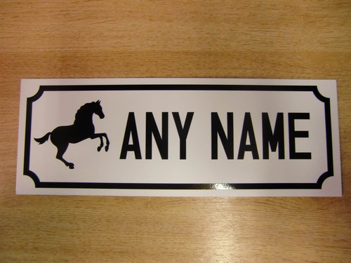 Personalised horse stable door - stable,