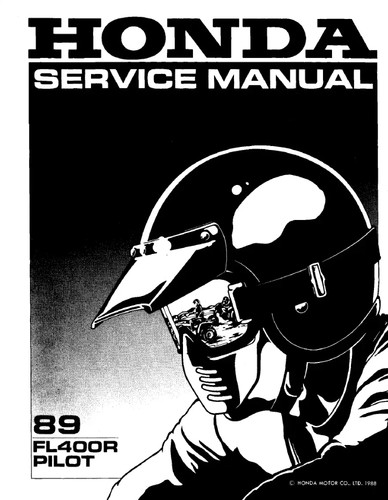 Honda fl400r pilot 1988 - pilot,