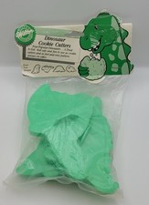 Vintage 1988 Wilton Dinosaur Cookie Cutters in Original Sealed Package