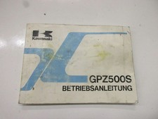 Manual Operating instructions Manual 99923-1209-01 Kawasaki GPZ 500 S EX 500 A2