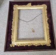 Victorian Rosewood & Giltwood Picture Frame - For Repair