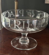 Emma Bridgewater Black Toast Medium Glass Trifle Bowl