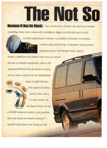 Chevrolet astro not minivan - astro,