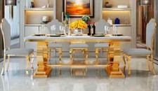 Luxury Marble Table Dining Set