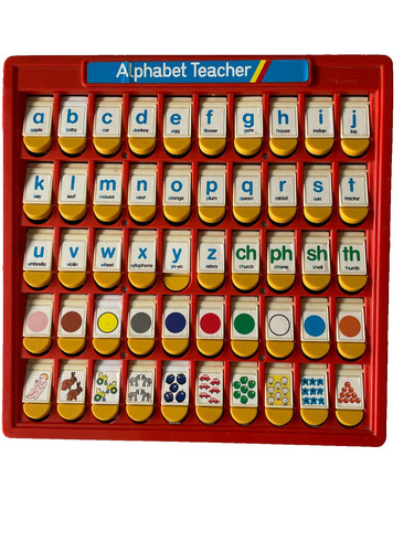 Alphabet teacher vintage - alphabet,